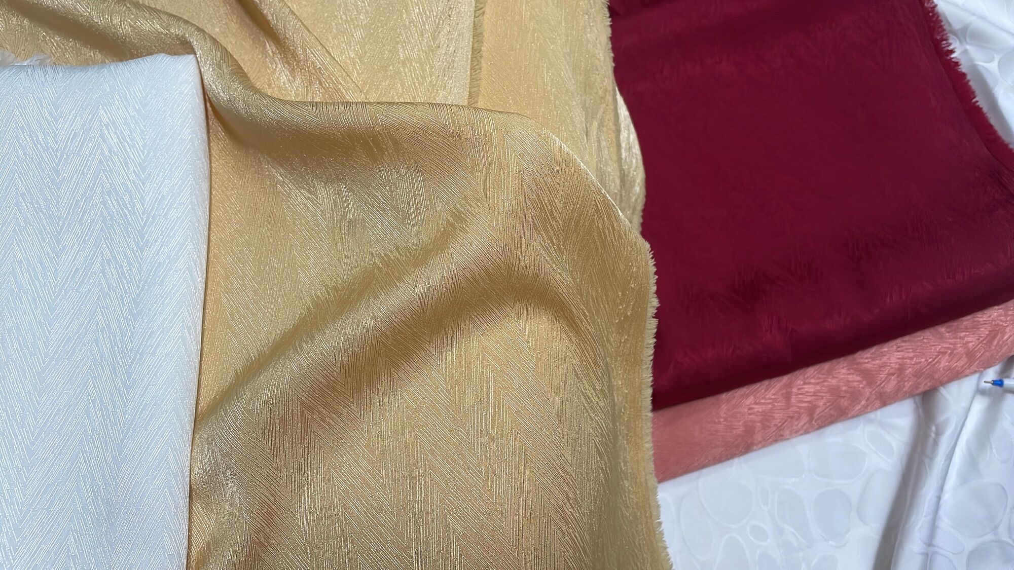 LỤA GẤM VÂN GỖ - may Áo Dài, đầm váy - VẢI NHÀ KIM