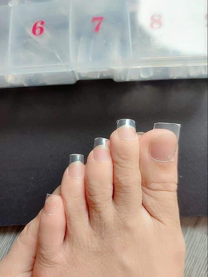 Móng nối chân fom dài