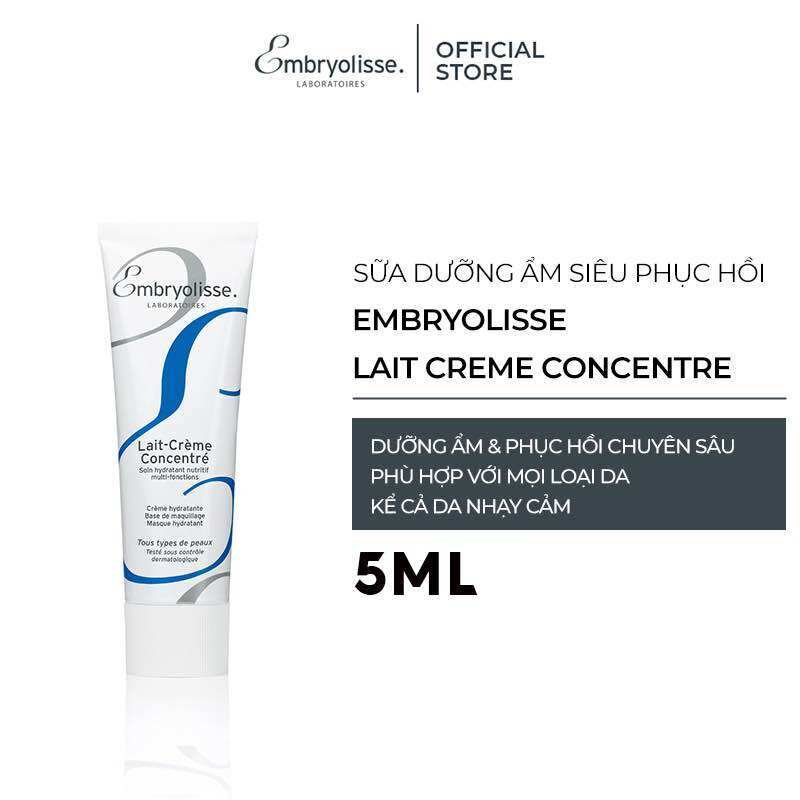 Sữa Dưỡng Ẩm Siêu Phục Hồi Embryolisse Lait Creme Concentre 5ml