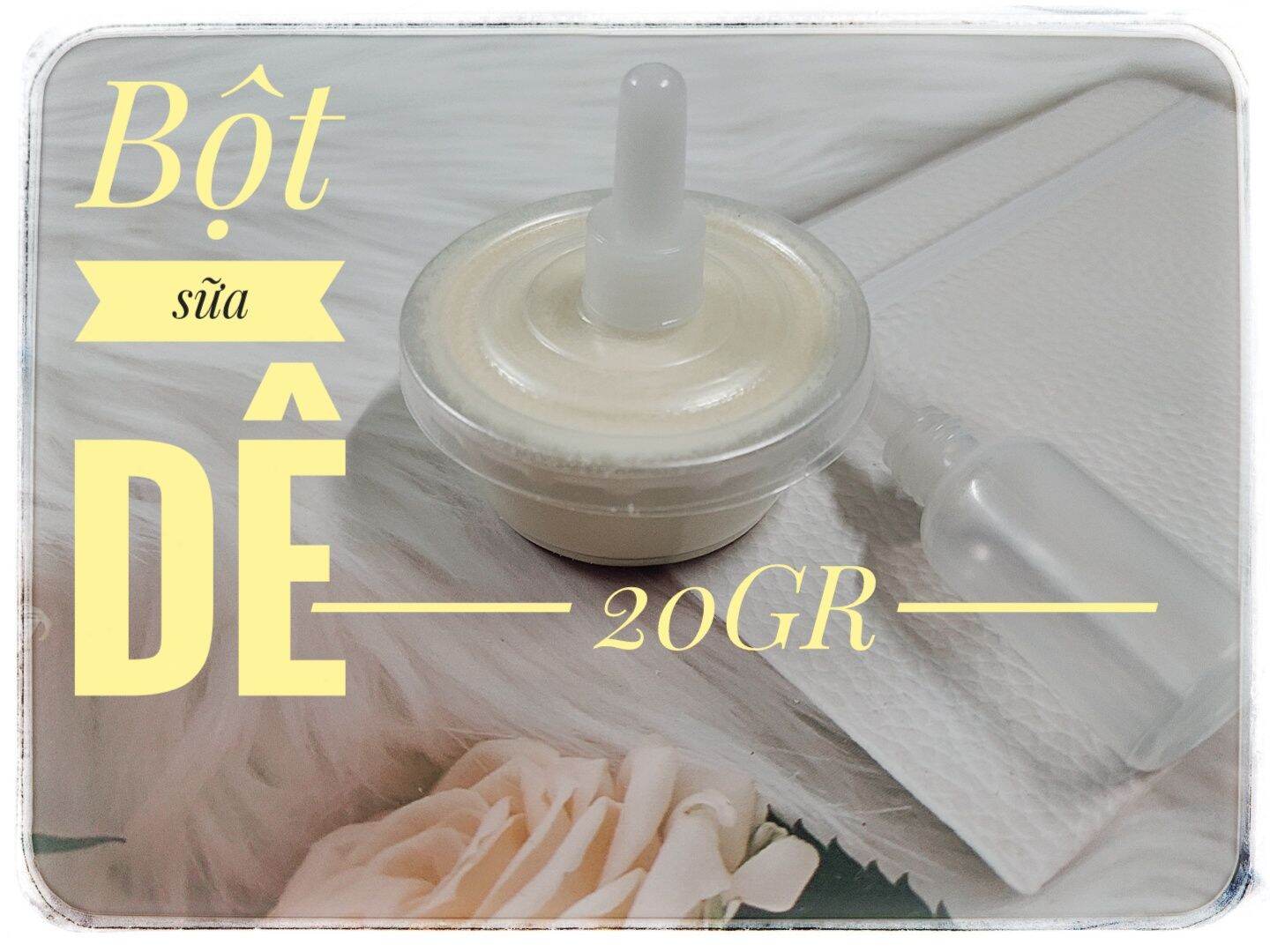 Bột Sữa Dê- 20GR- Thức ăn dành cho Hamster, thú cưng( tặng kèm 1 bình sữa) ..