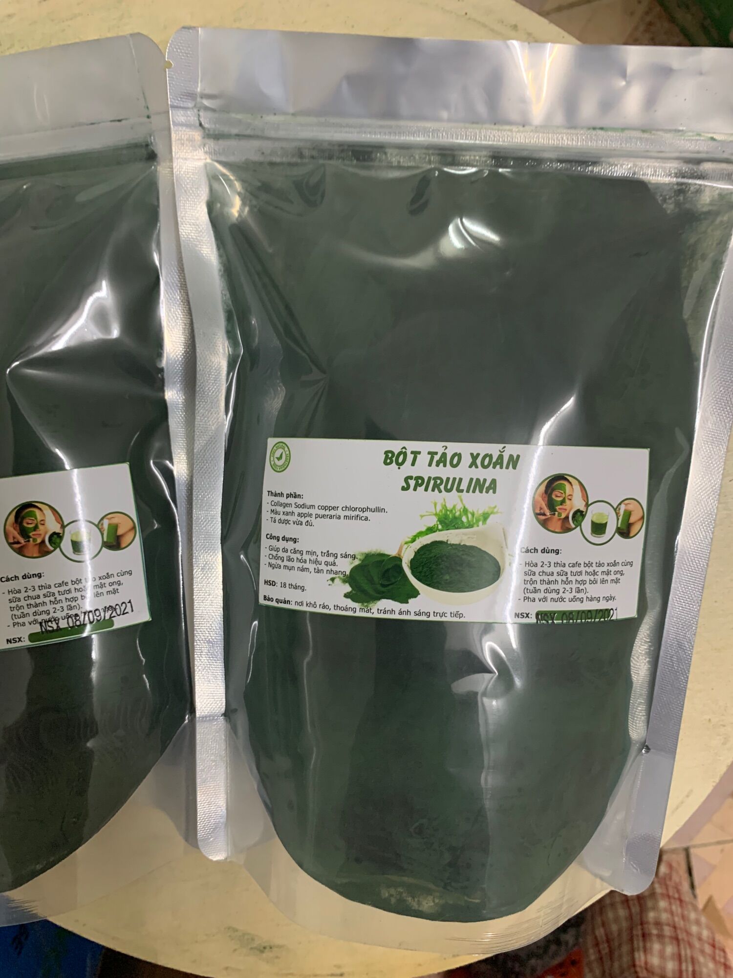 Tảo xoắn collagen gói 100g