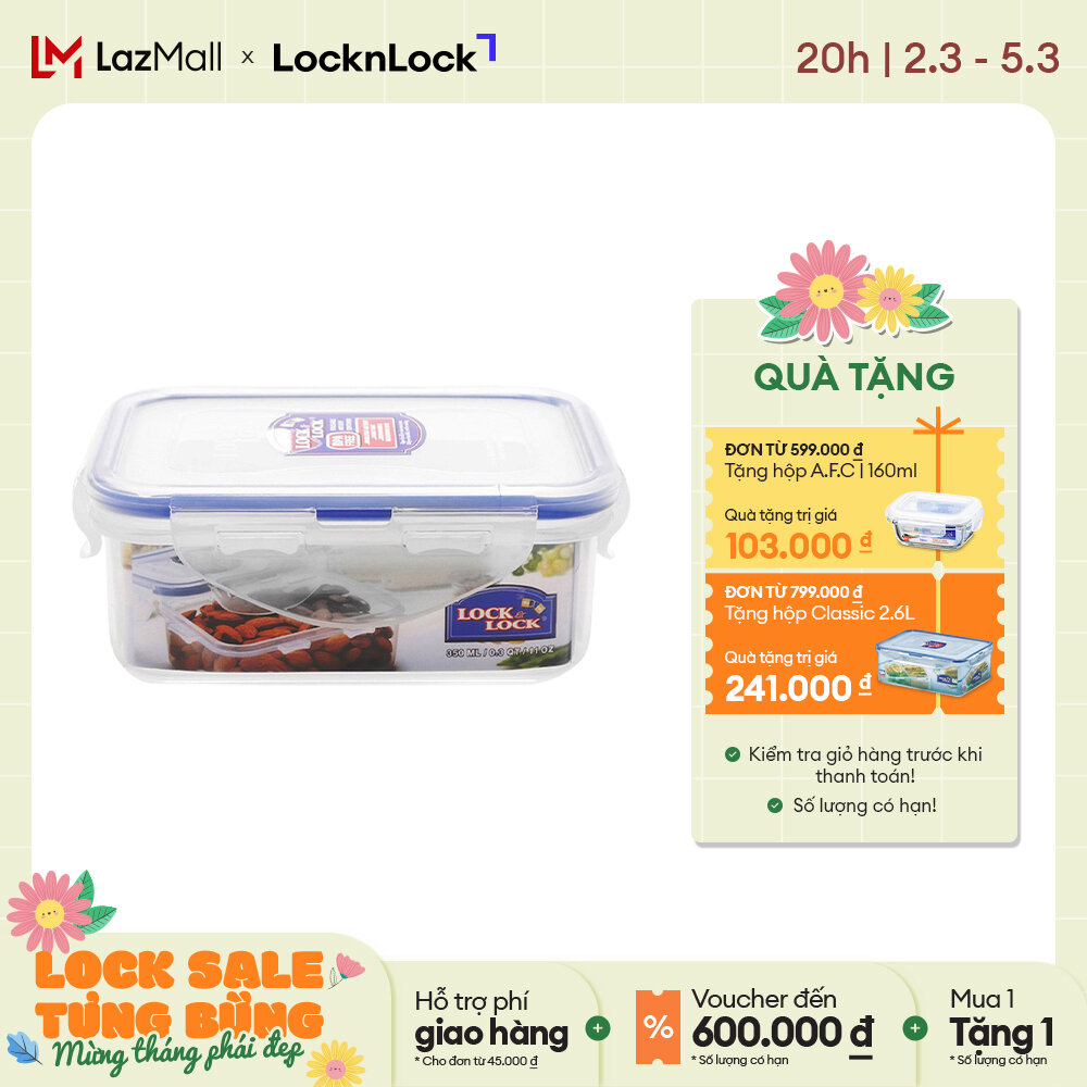 Hộp thực phẩm Lock&Lock HPL806 (Trắng)