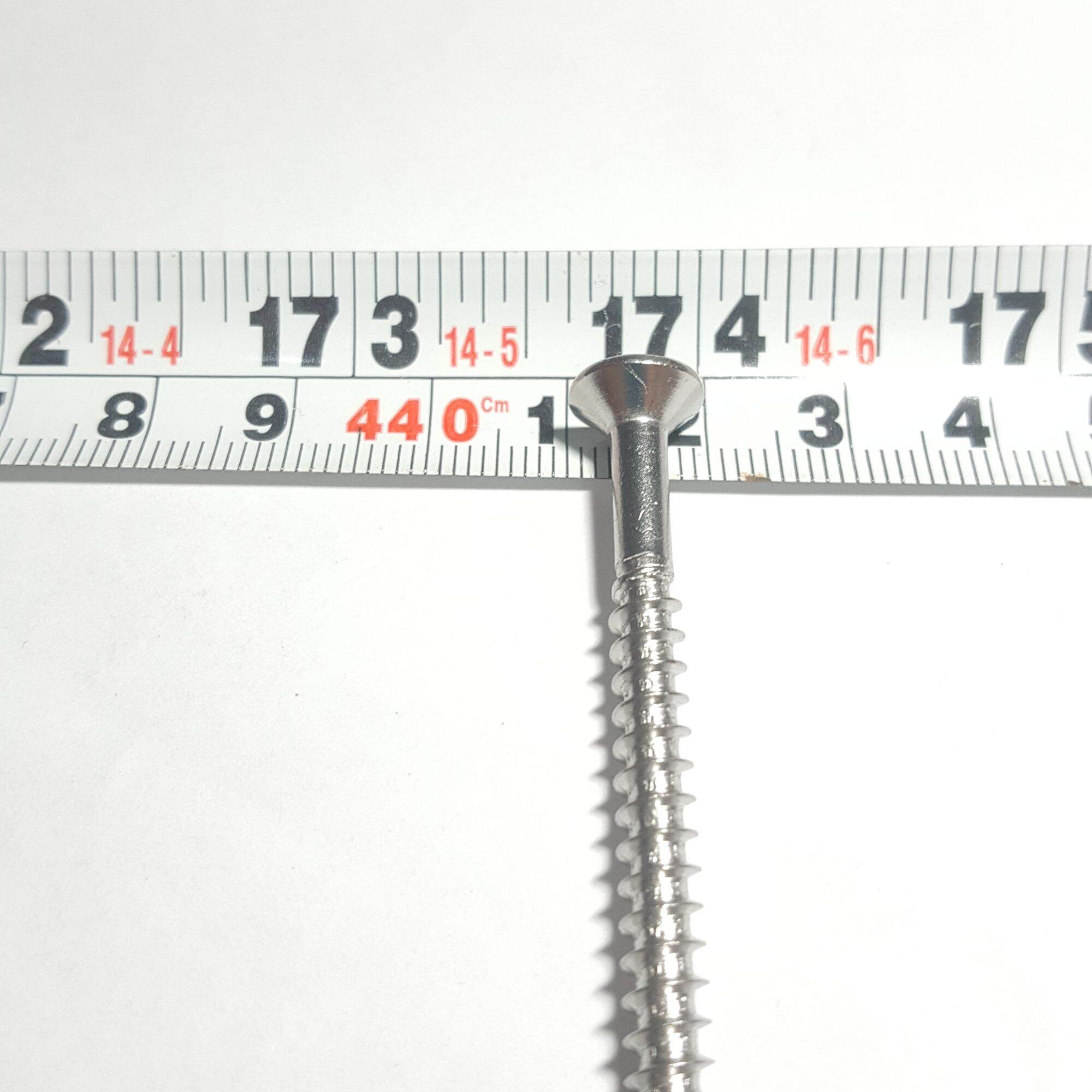 20 con vít inox 304 cao cấp 5*80 [đầu bằng ren thưa]