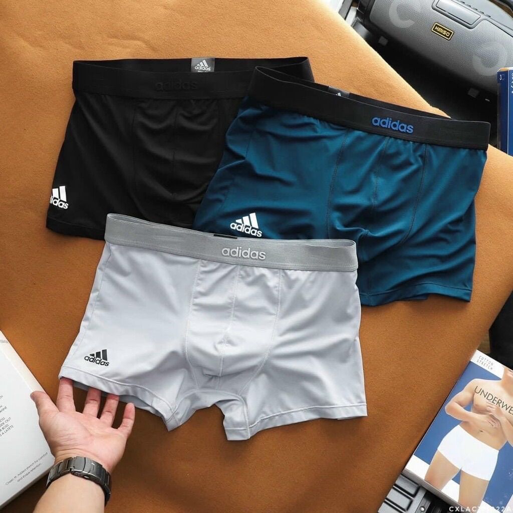 Combo 3 quần lót nam combo quần sịp nam das thun lạnh cạp dập nổi cao cấp - hàng loại 1