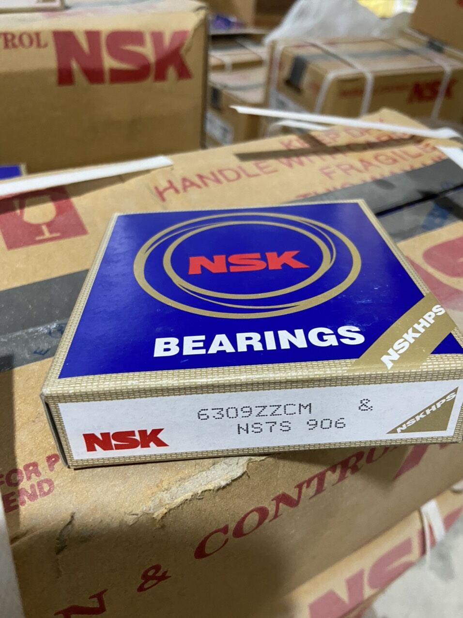 Vòng bi - bạc đạn 6309 - NSK - nắp sắt