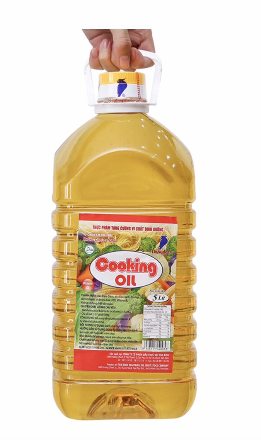 Dầu ăn Nakydaco Cooking oil 5 lít
