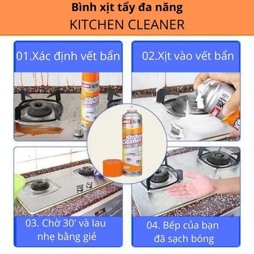 Chai xịt tẩy đa năng Kitchen Cleaner
