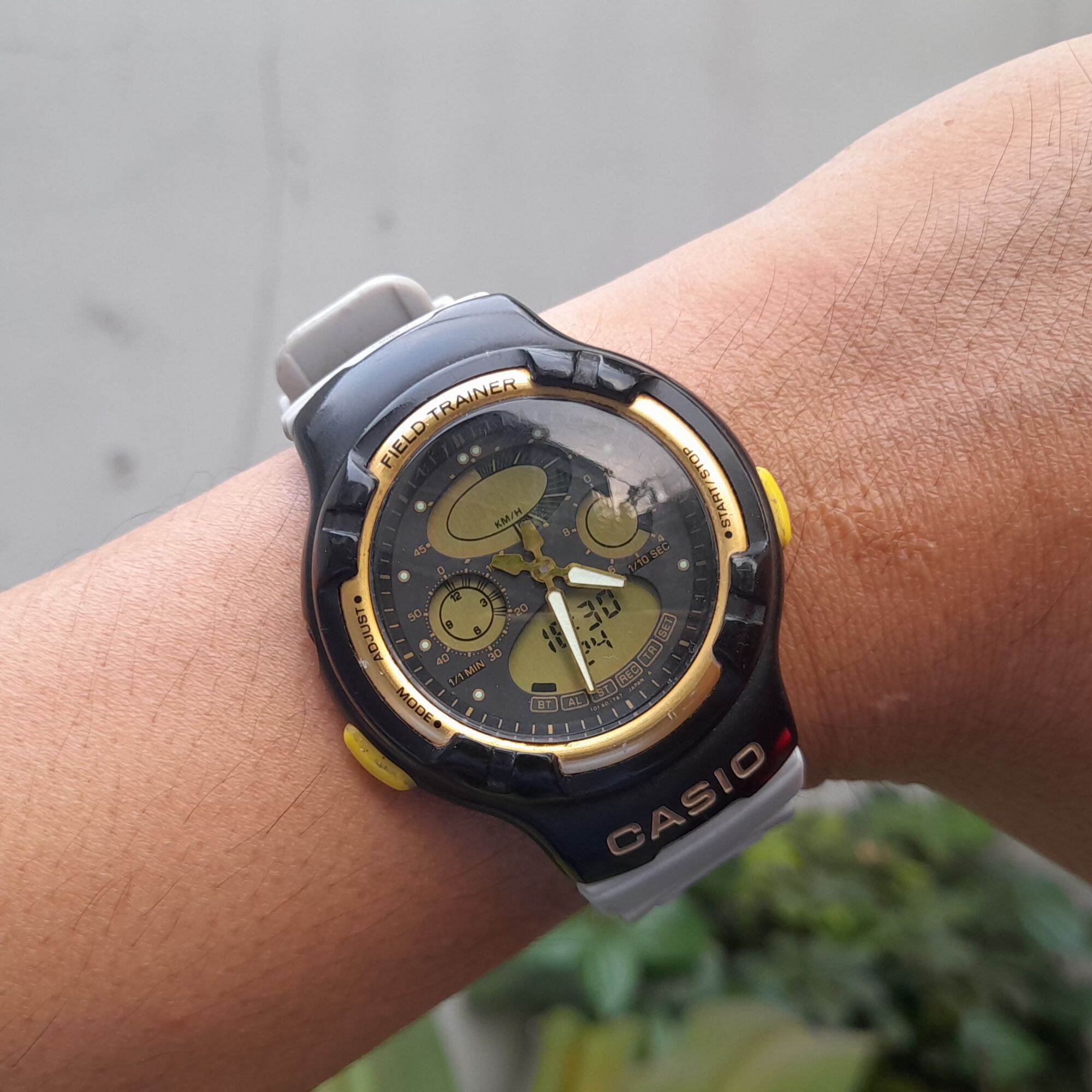 Đồng hồ casio aw-41 máy japan, chuẩn hãng, 2 máy độc lạ, hiếm có