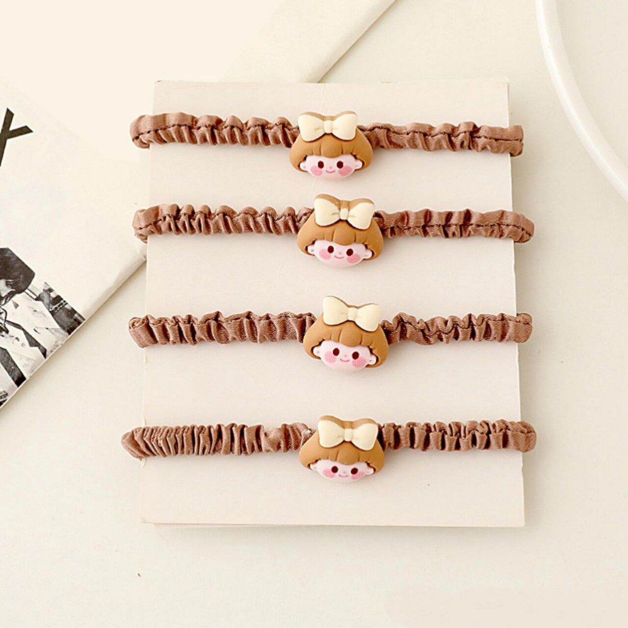 cột tóc vải crunchies hoạt hình