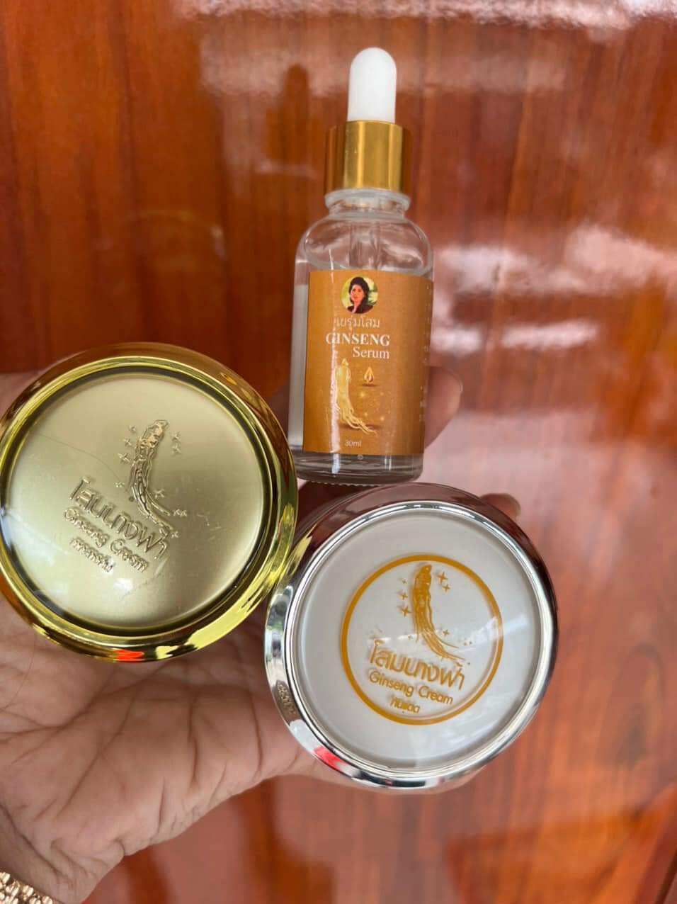 Combo kem sâm Ginseng nám tàn nhang đồi mồi Thái Lan Chính hãng
