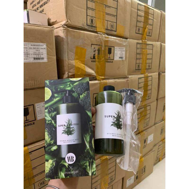 Sữa rửa mặt rau củ Super Vegitoks Cleanser thải độc 300ml