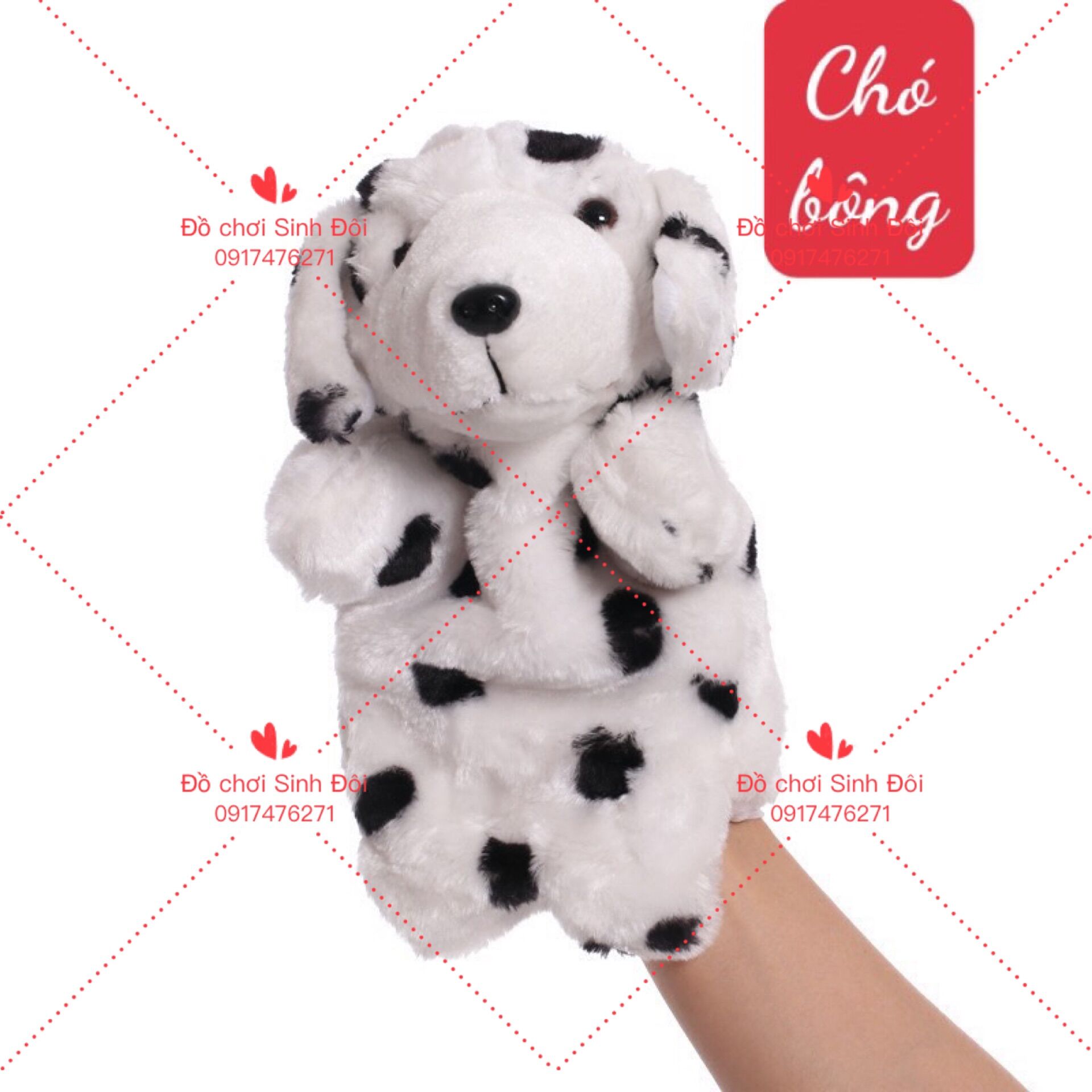 Thú bông Rối tay hình thú - chó bông