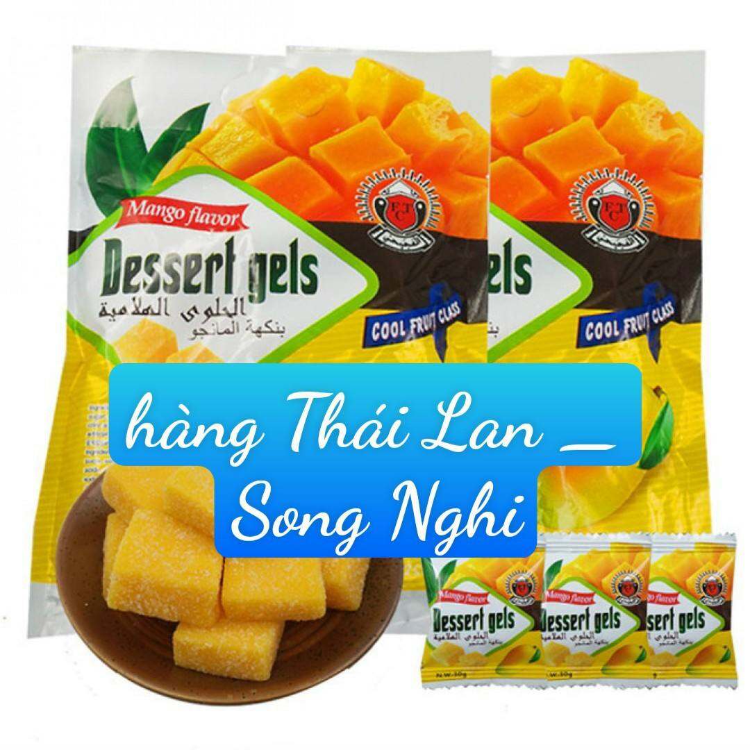 Kẹo dẻo xoài Mango flavor Dessert gels Thái Lan 358 gr.