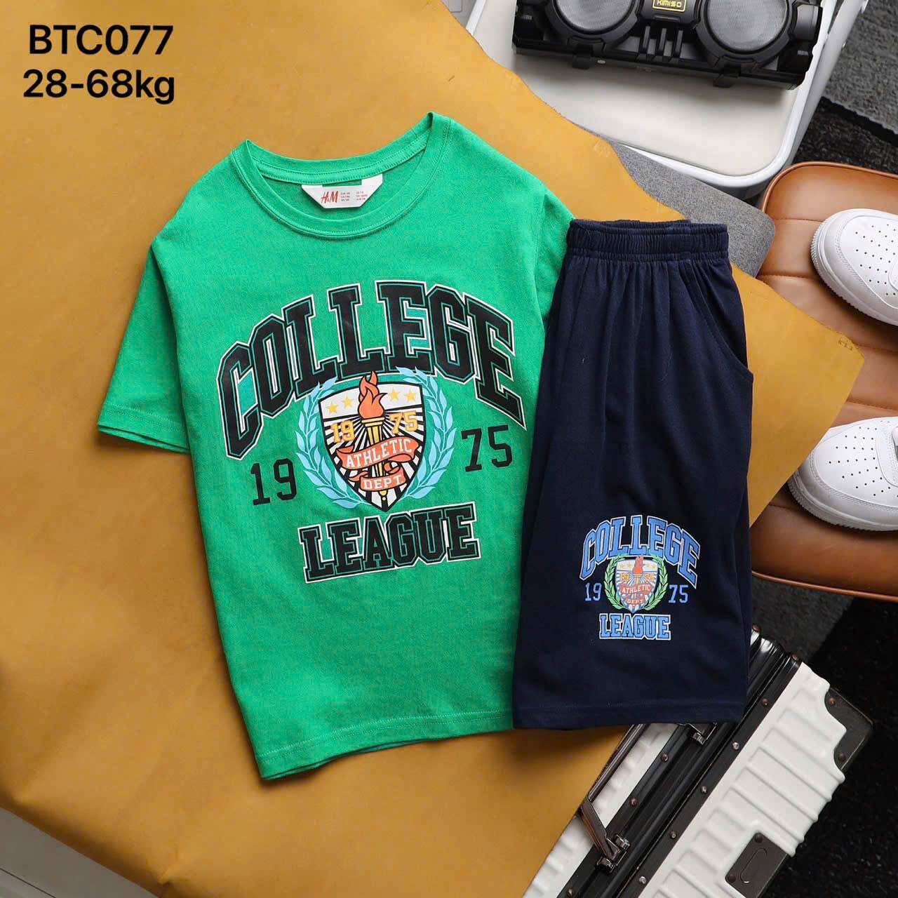 Bộ Thun Cotton Bé Trai BigSize (28-68kg)