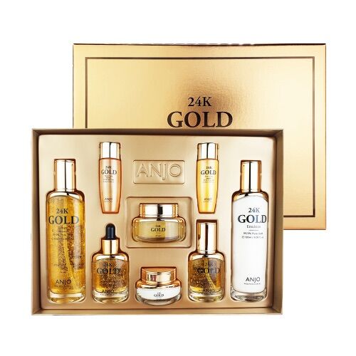 Trọn bộ tinh chất vàng 24k anjo