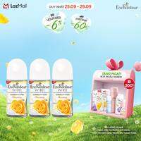 Combo 3 Lăn khử mùi trắng da Enchanteur Charming 50ml/ Chai