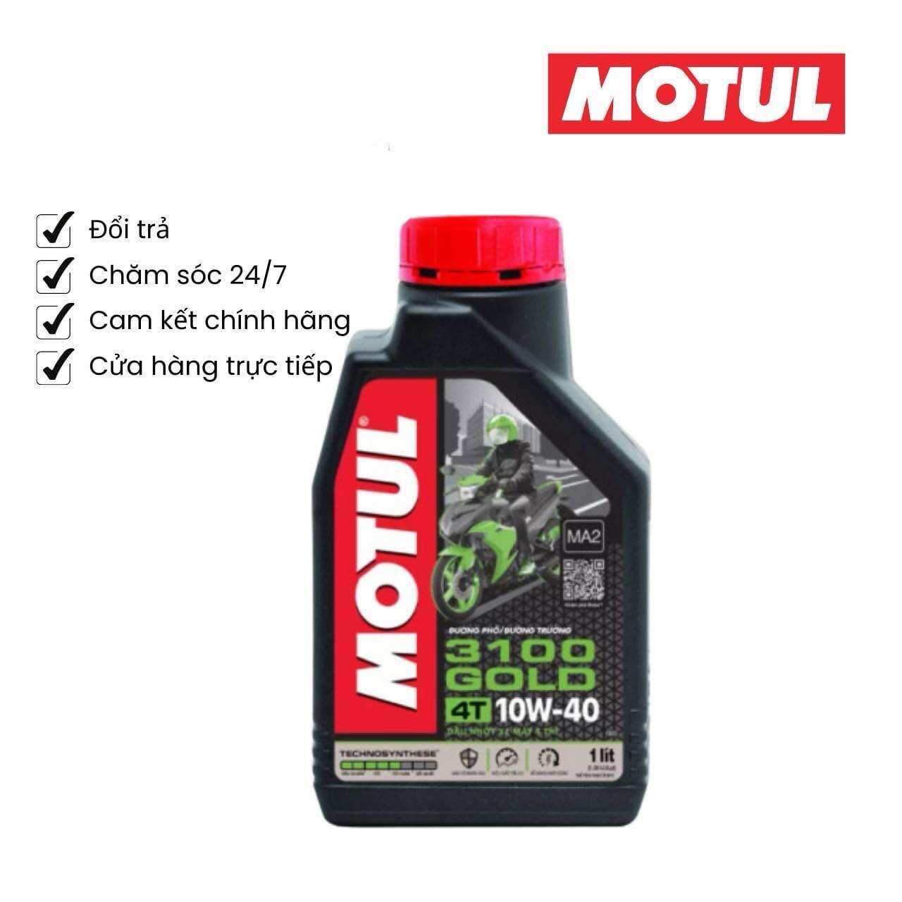 Nhớt xe máy tay ga cao cấp motul 3100 gold 4t 10w40