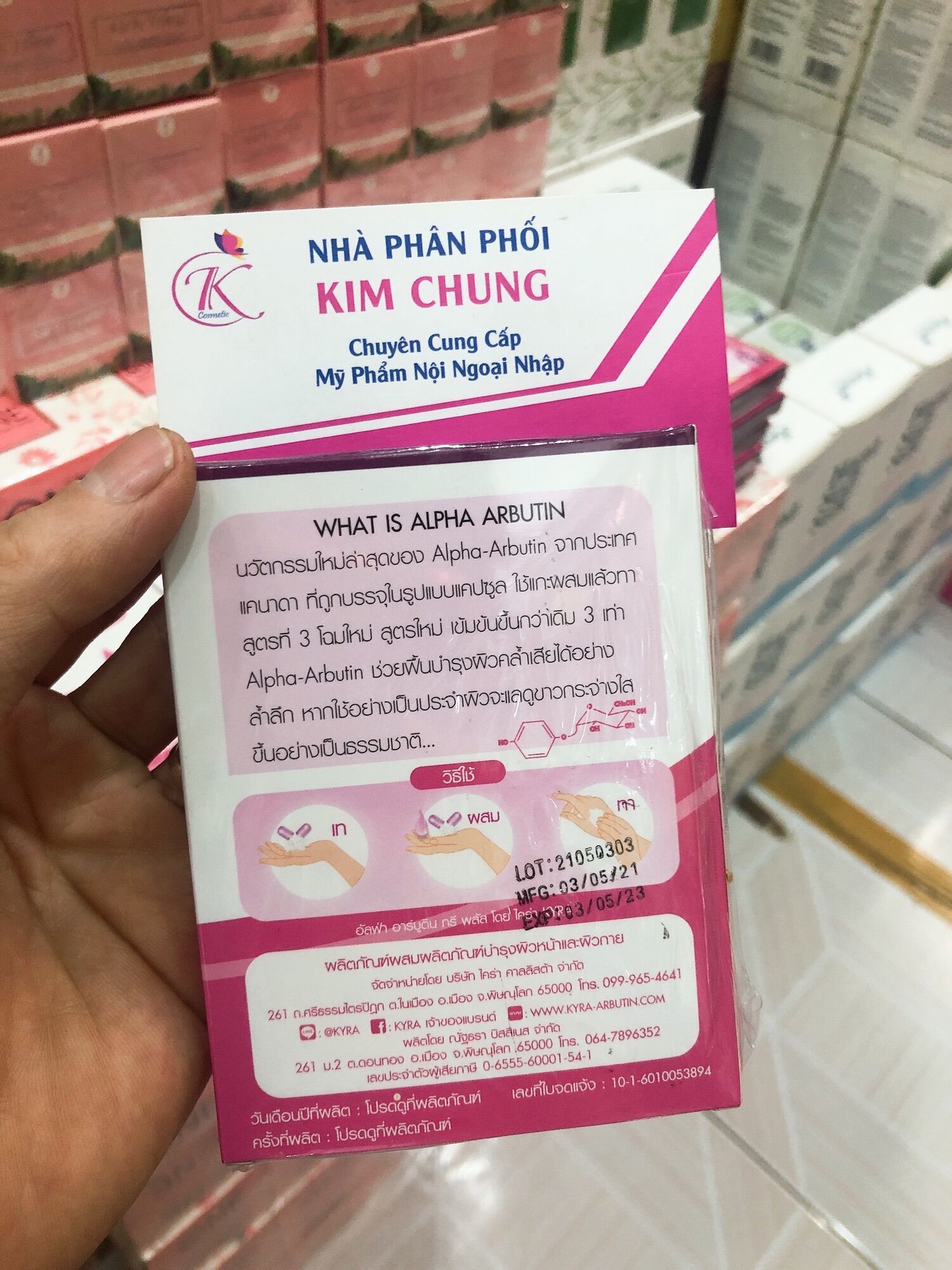 Vĩ 10 viên kích trắng Alpha Arbutin 3 Plus
