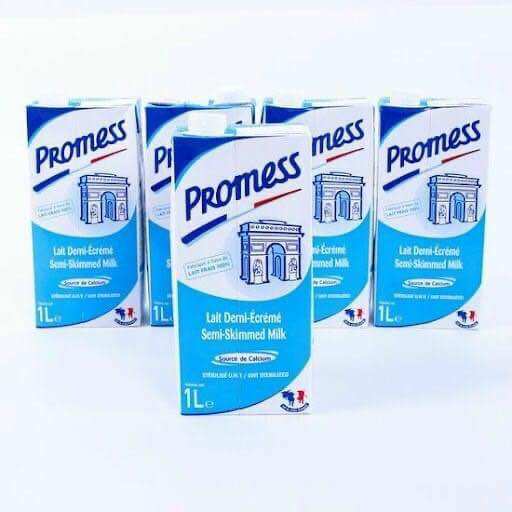 Hộp 1L Sữa tươi Ít Béo Promess PHÁP