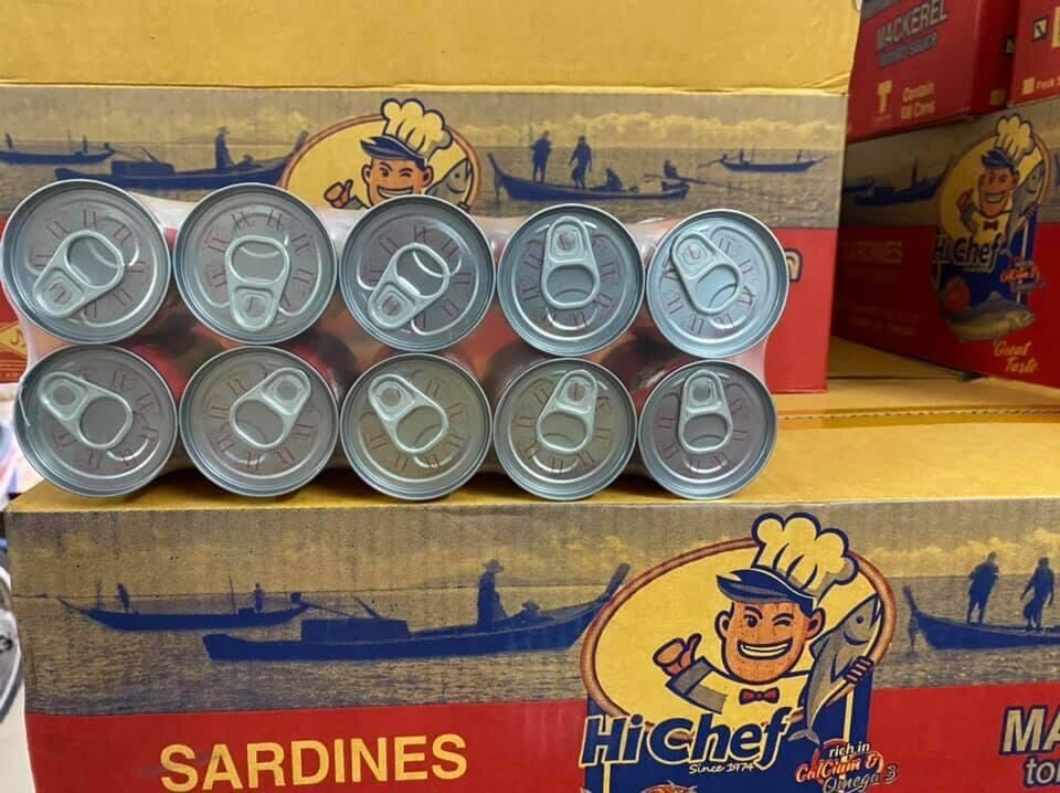 10 Hộp Cá Mòi Sốt Cà Thái Lan 155gr
