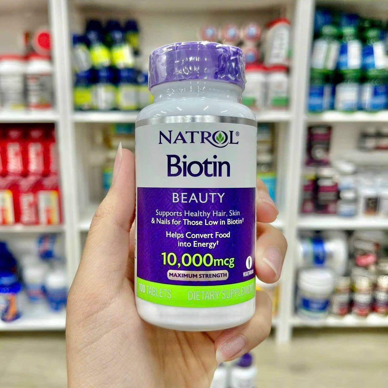 Viên uống chống rụng tóc Biotin kích thích mọc toc