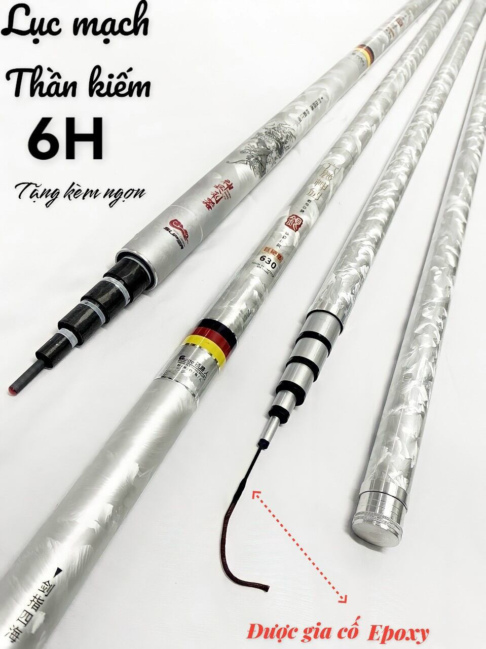 Cần câu tay lục mạch thần kiếm 6h