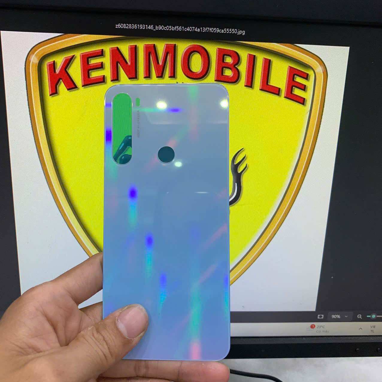 Nắp Lưng Xaomi Redmi Note 8, Loại 1 (tặng kèm keo dán)