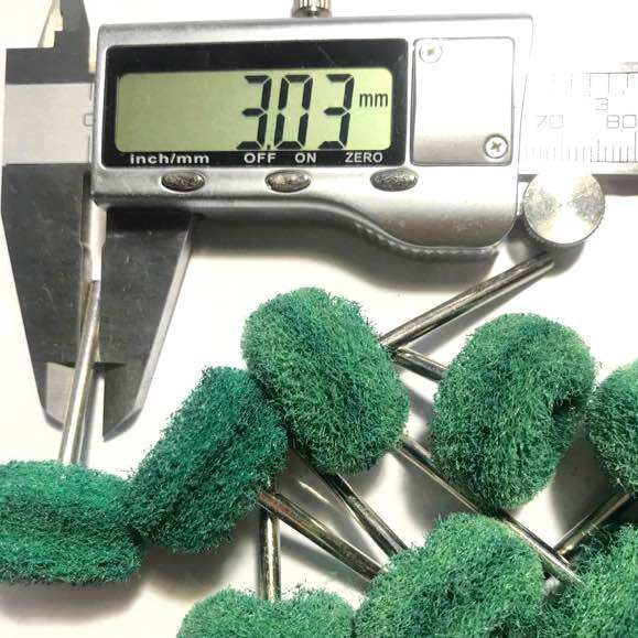 Chổi cước sợi rối đánh bóng 25mm  cán 2.35mm/3mm