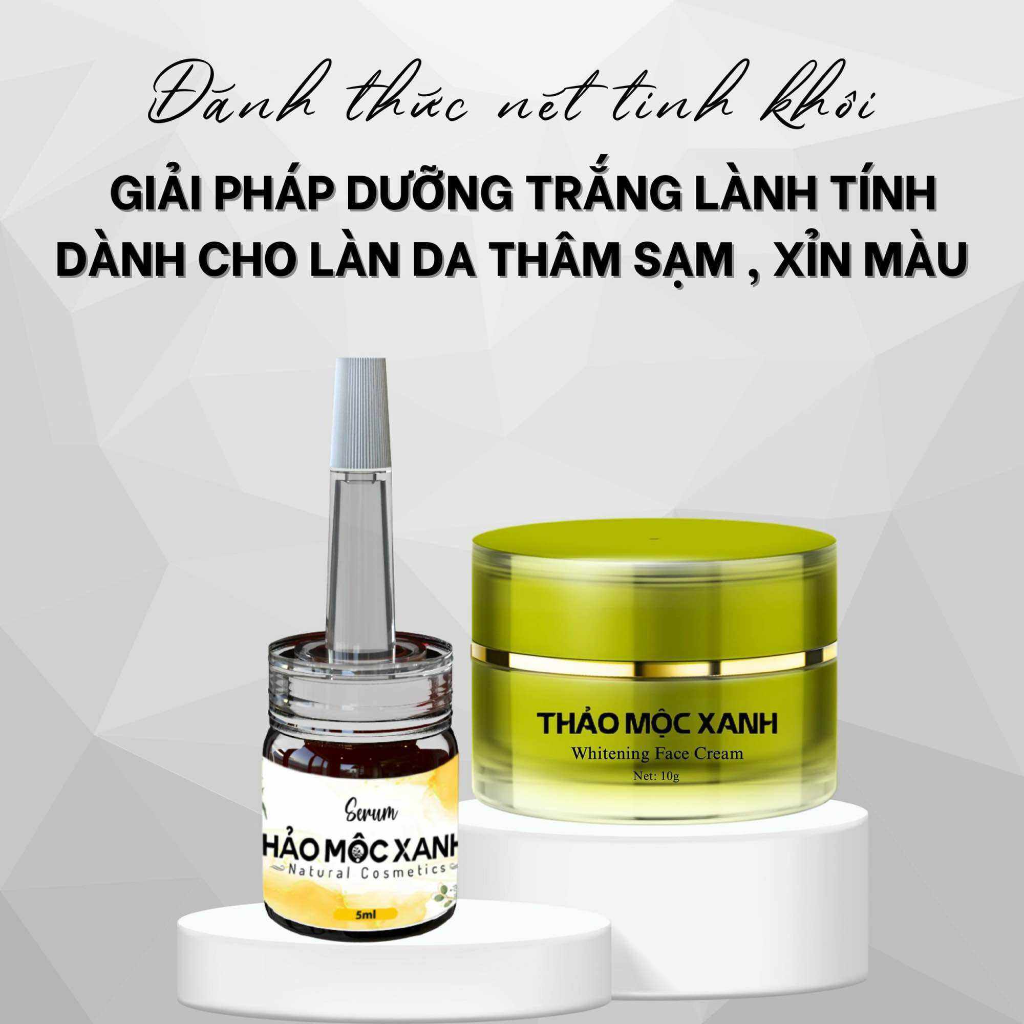 Combo Thảo Mộc Xanh ( 1 Kem Face + 1 Vàng)