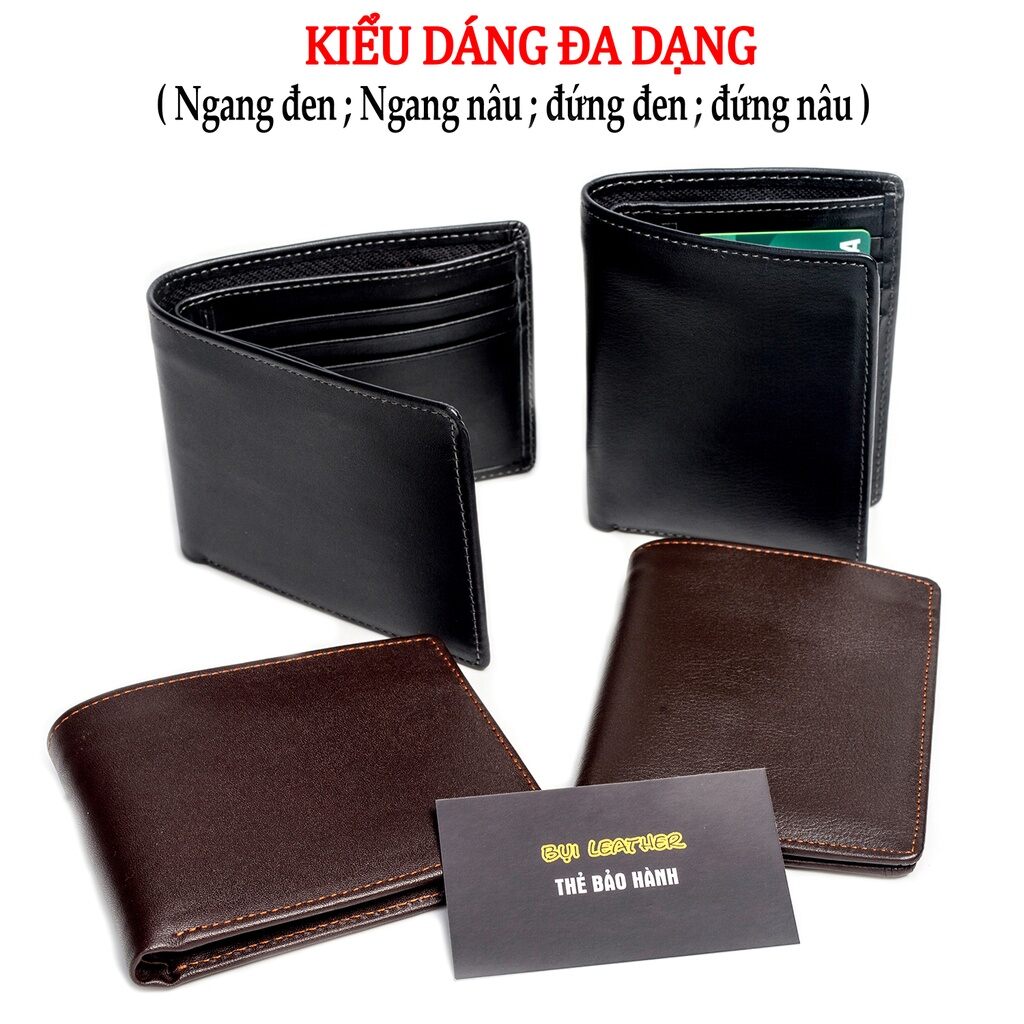 Ví nam dáng đứng 2 màu cao cấp