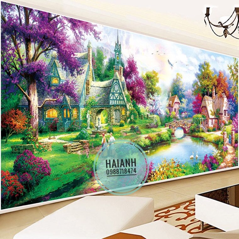 [Xả kho giá vón]Tranh thêu chữ thập - Tổ ấm