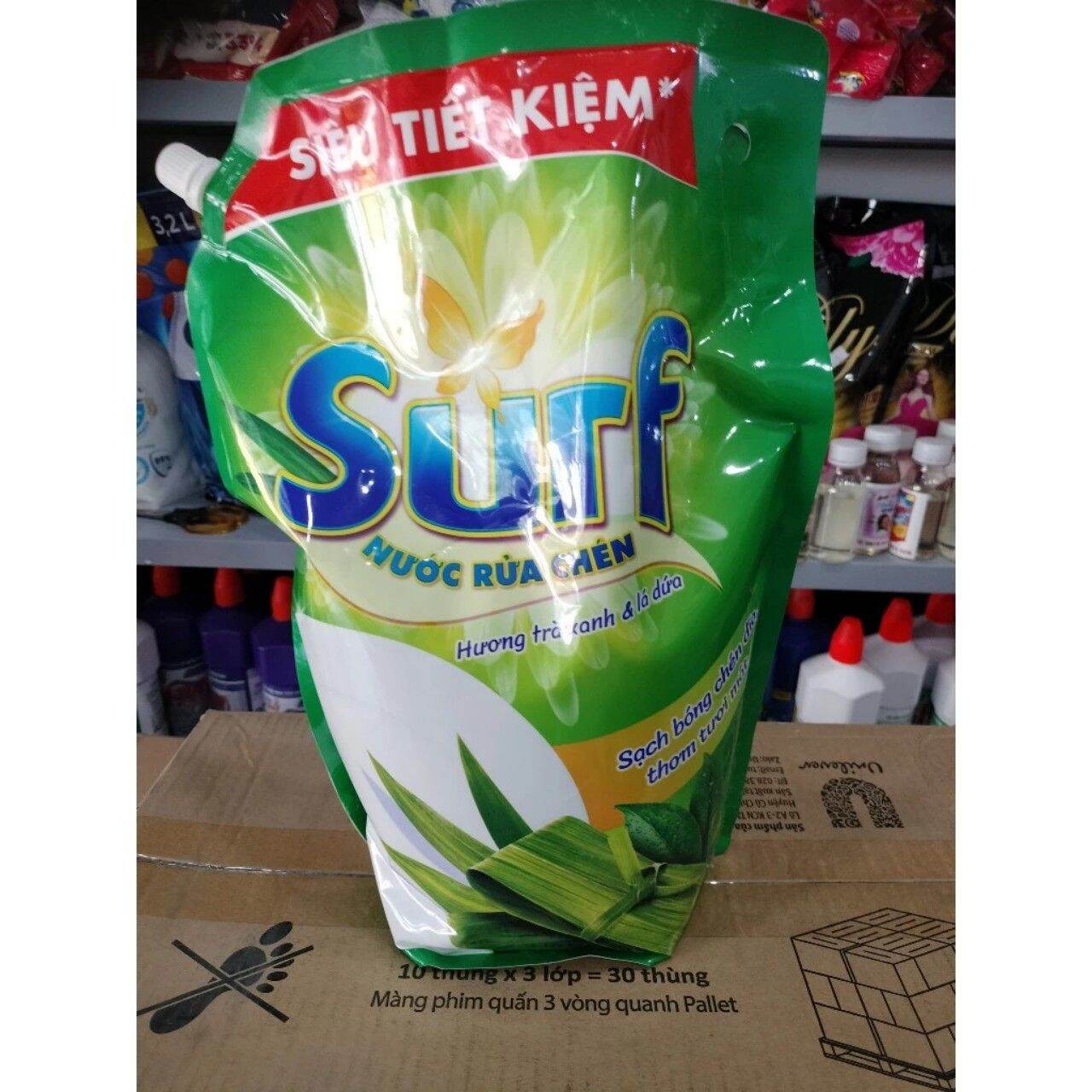 Nước rửa chén surf 3,6kg, túi 3,4kg