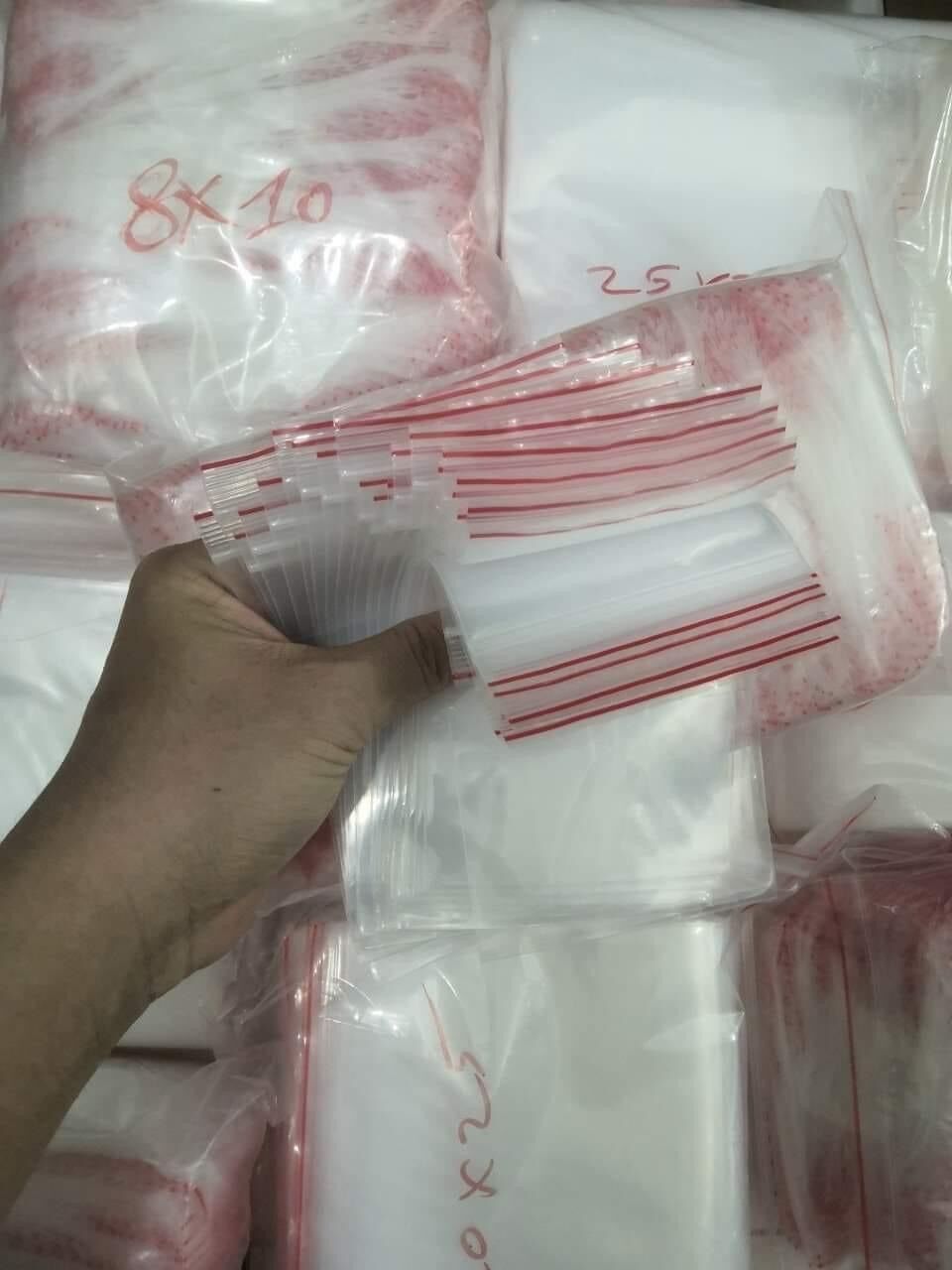 Túi ziper chỉ đỏ đựng thực phẩm,hạt rang