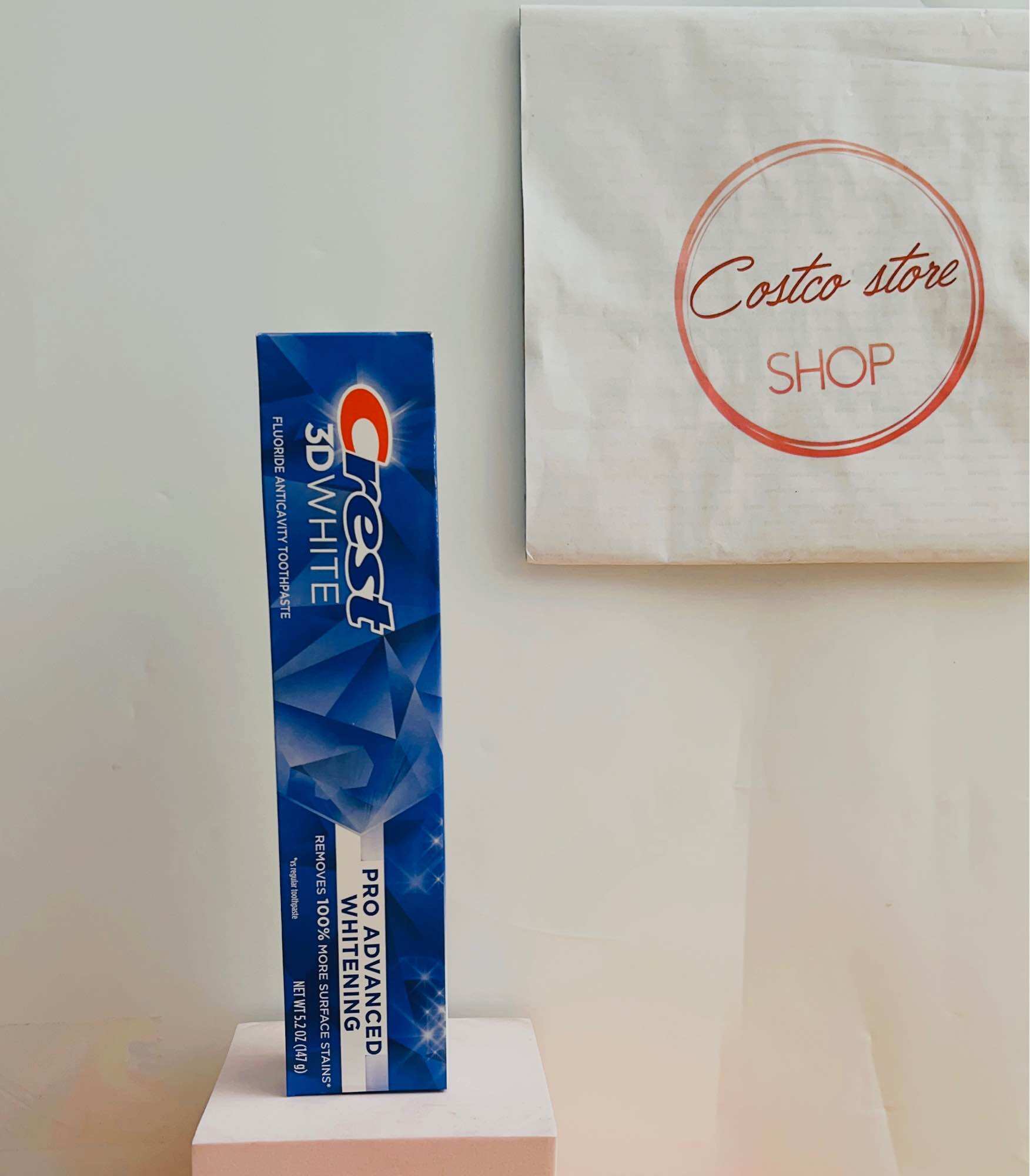 Kem đánh răng crest 3d white advanced 147g date 2026 ( 1 cây ) mẫu mới