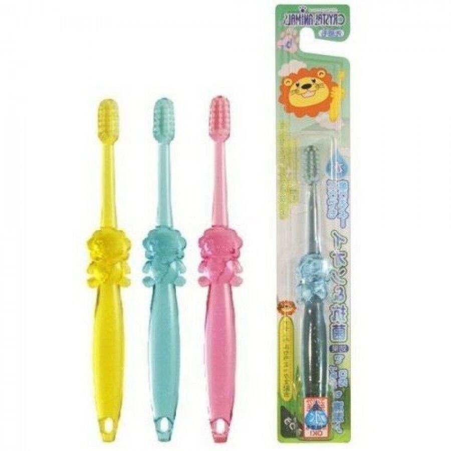 Bàn chải đánh răng ion không cần kem đánh răng Crystal Animals cho trẻ từ 1,5-6 tuổi