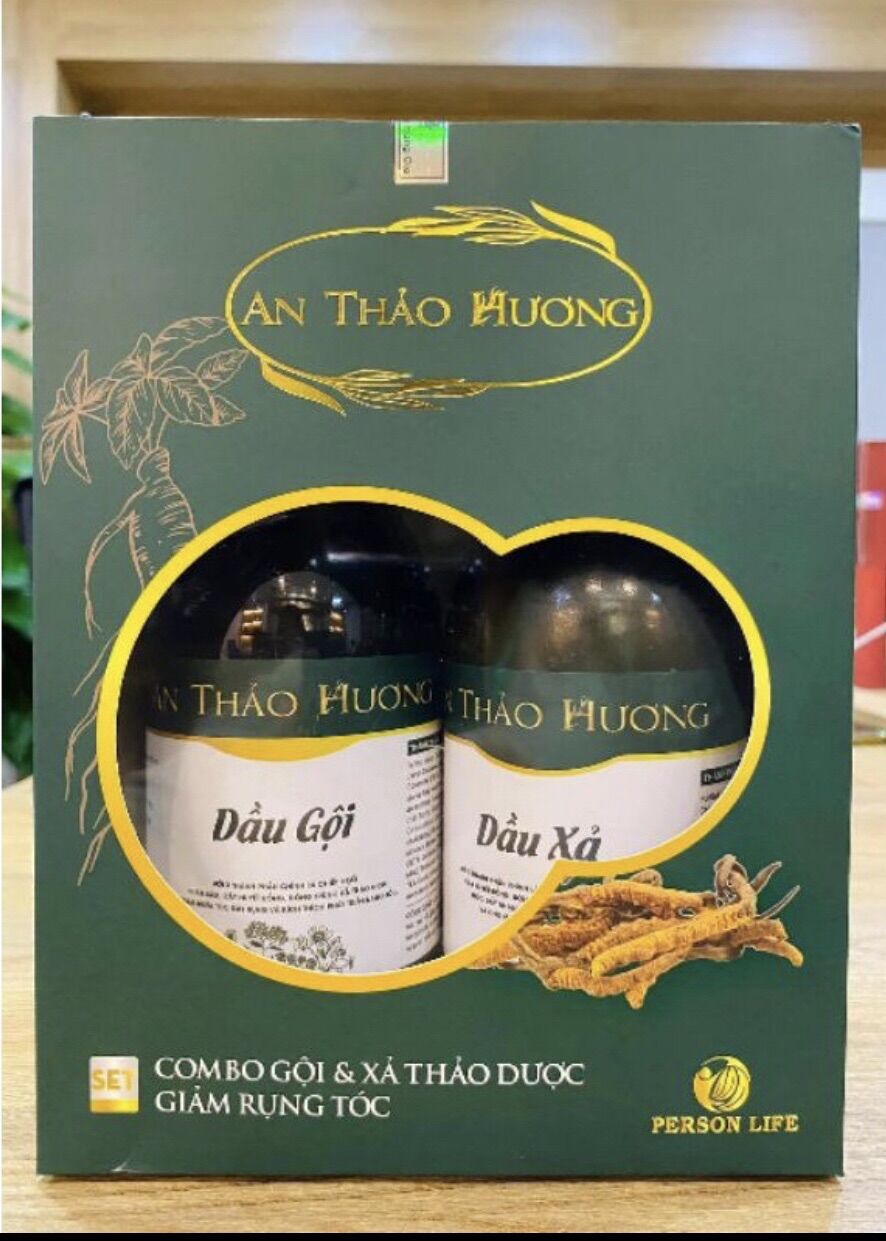 Combo dầu gội và xả An Thảo Hương