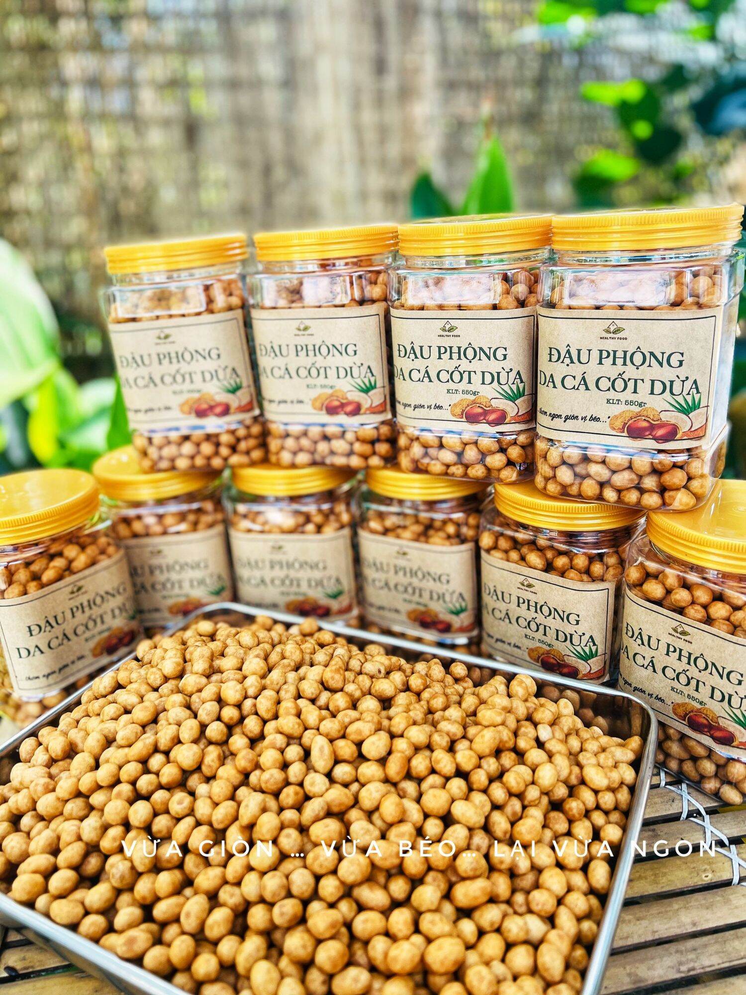 Đậu phộng da cá nước cốt dừa hủ 500g