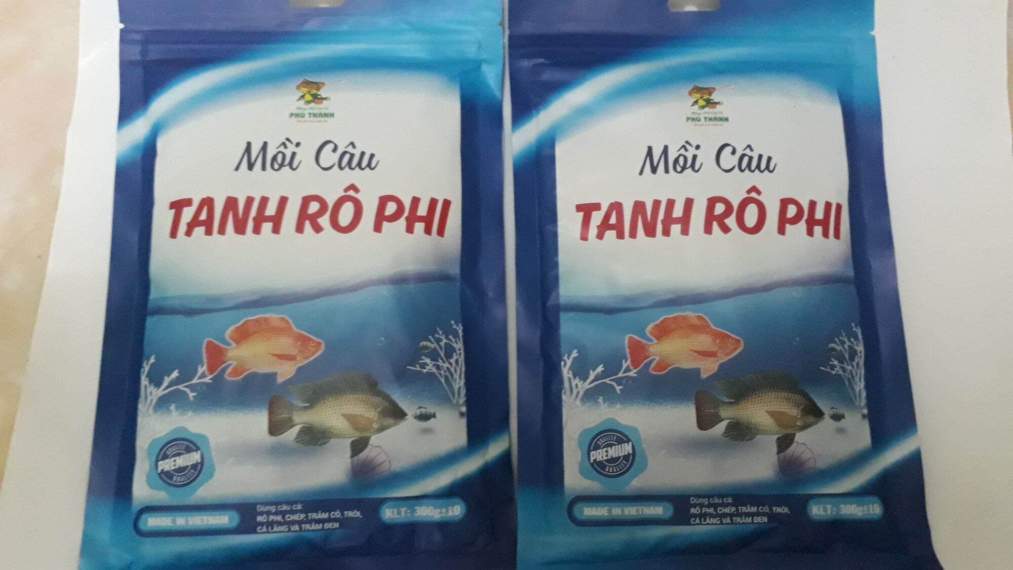 Mồi Câu Cá Phú Thành TANH RÔ PHI (gồm 2 gói),Vị mồi chuyên dùng để câu Cá Rô Phi