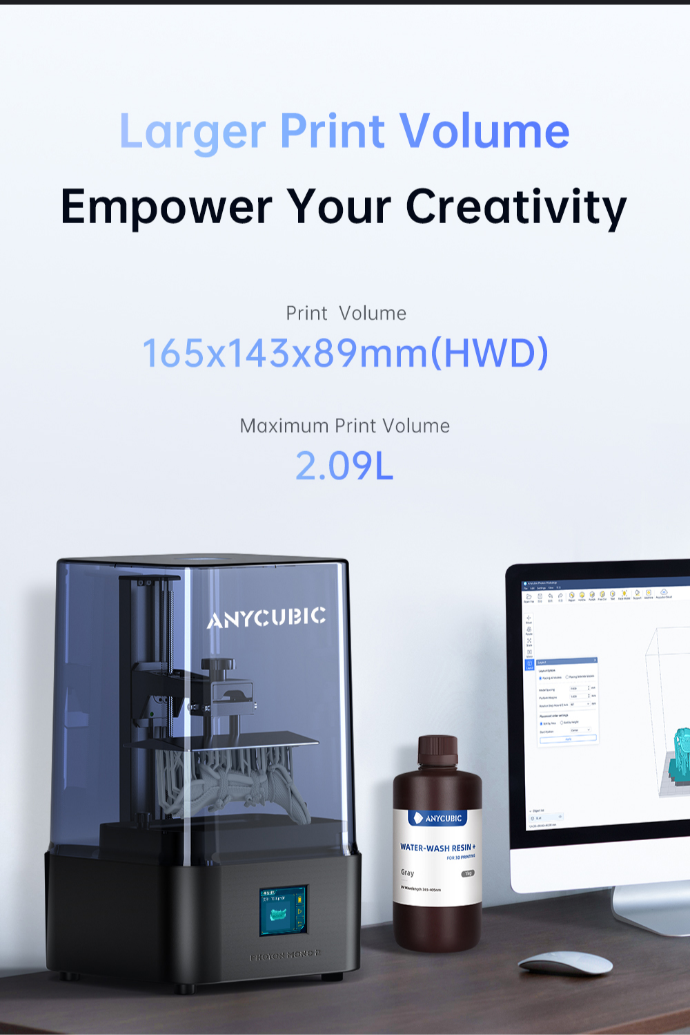 Máy in 3D ANYCUBIC PHOTON MONO 2 màn LCD 4k+