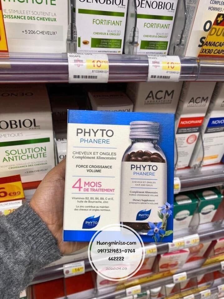 kẹo biotin mọc tóc Phyto Pháp