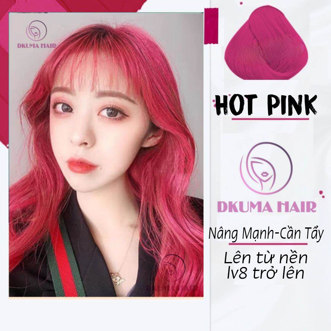 Màu nhuộm hot pink dkumahair