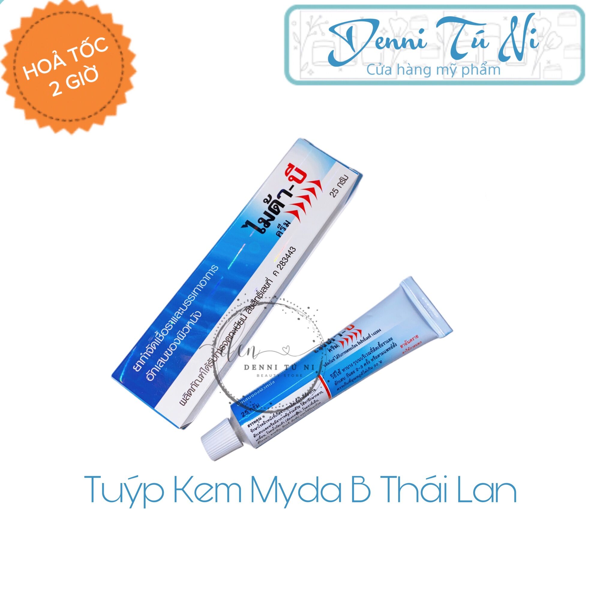 01 tuýp 25g kem myda b chuẩn thái