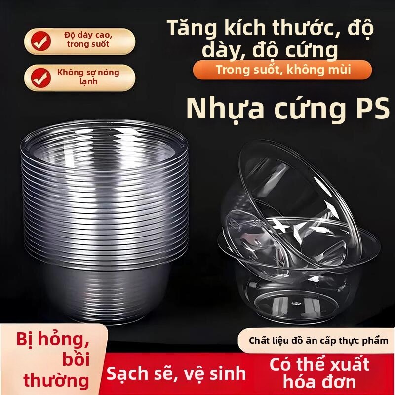WALKING LU | Bát Nhựa Dùng Một Lần Có Đèn Pha Lê An Toàn Thực Phẩm