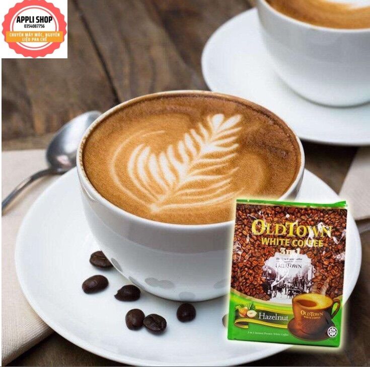 Cà Phê OLDTOWN Hazelnut Malayisa (Hạt Phỉ) 15 gói date 4/2024