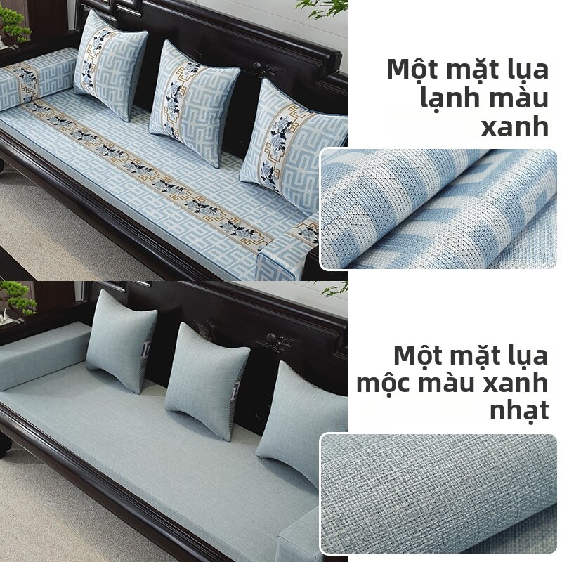 THE THREE SHEEP | Đệm ngồi mùa hè 2 mặt hiện đại dùng cho sofa gỗ/ giường