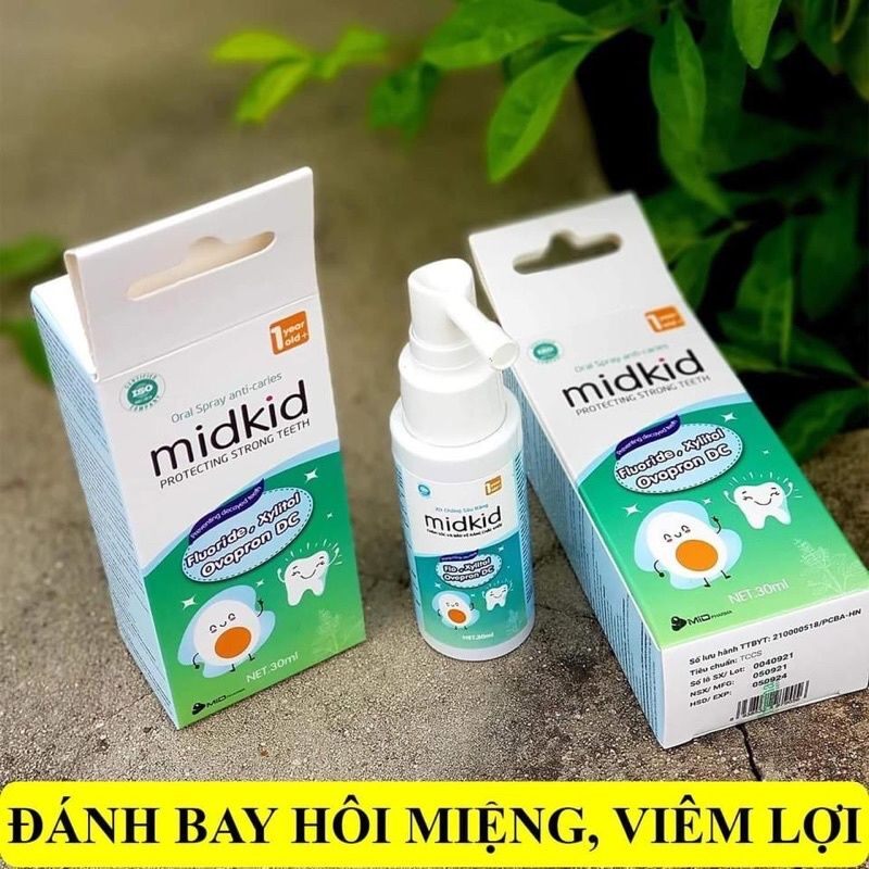 Xịt Miệng Midkid cho bé chính hãng