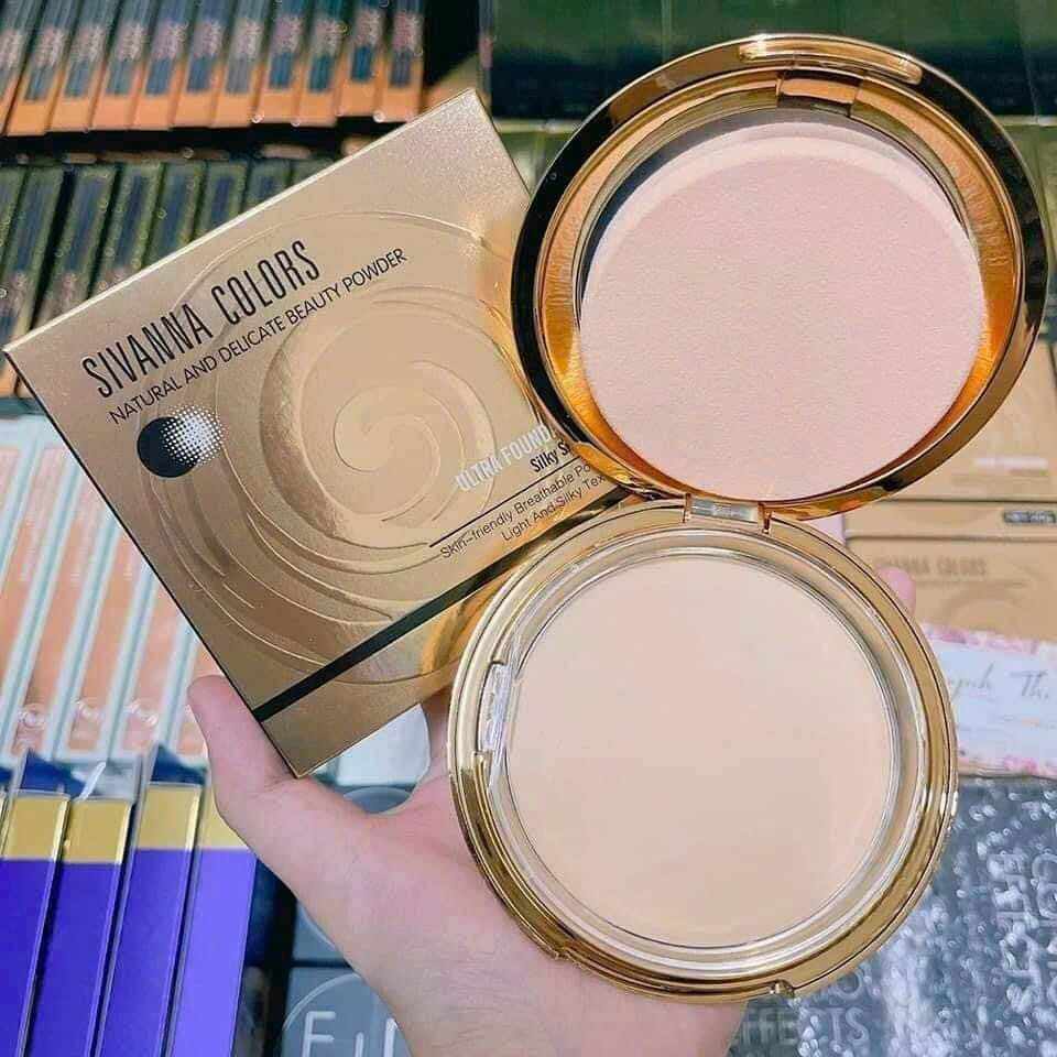 phấn phủ sivanna siêu mịn kiềm dầu đỉnh