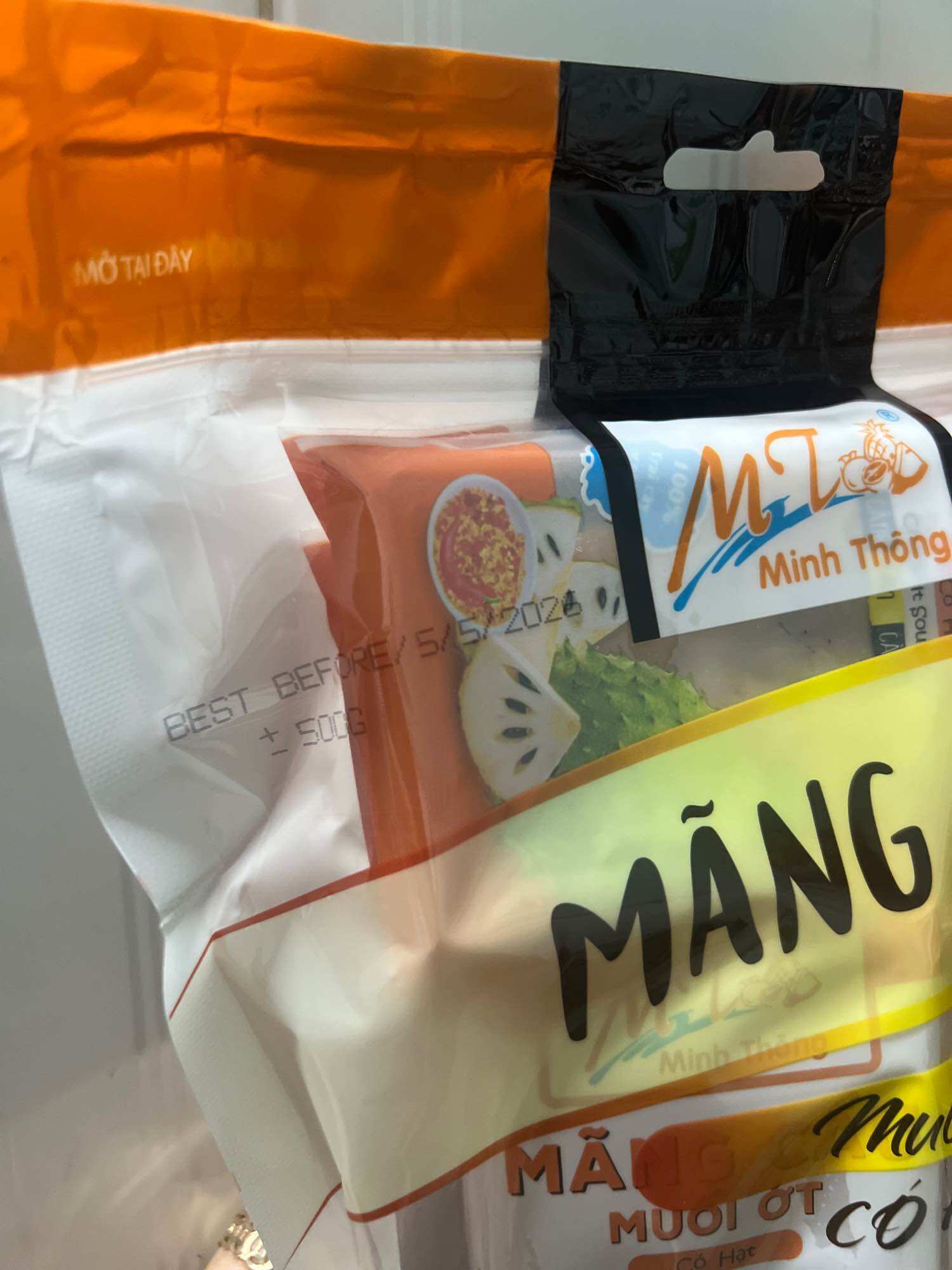 [Date 2027] Mãng cầu sấy muối ớt Minh Thông 500g