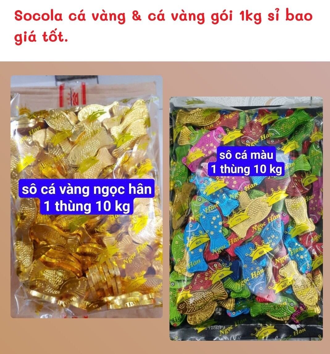 socola cá vàng 1kg - date luôn mới