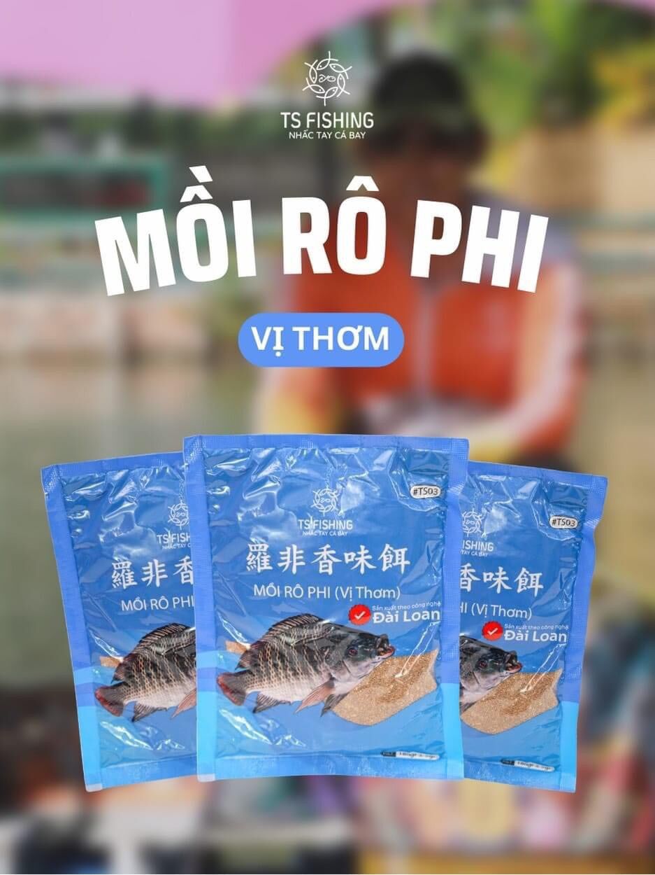 Mồi Câu Rô Phi Thơm Tanh TS FISHING